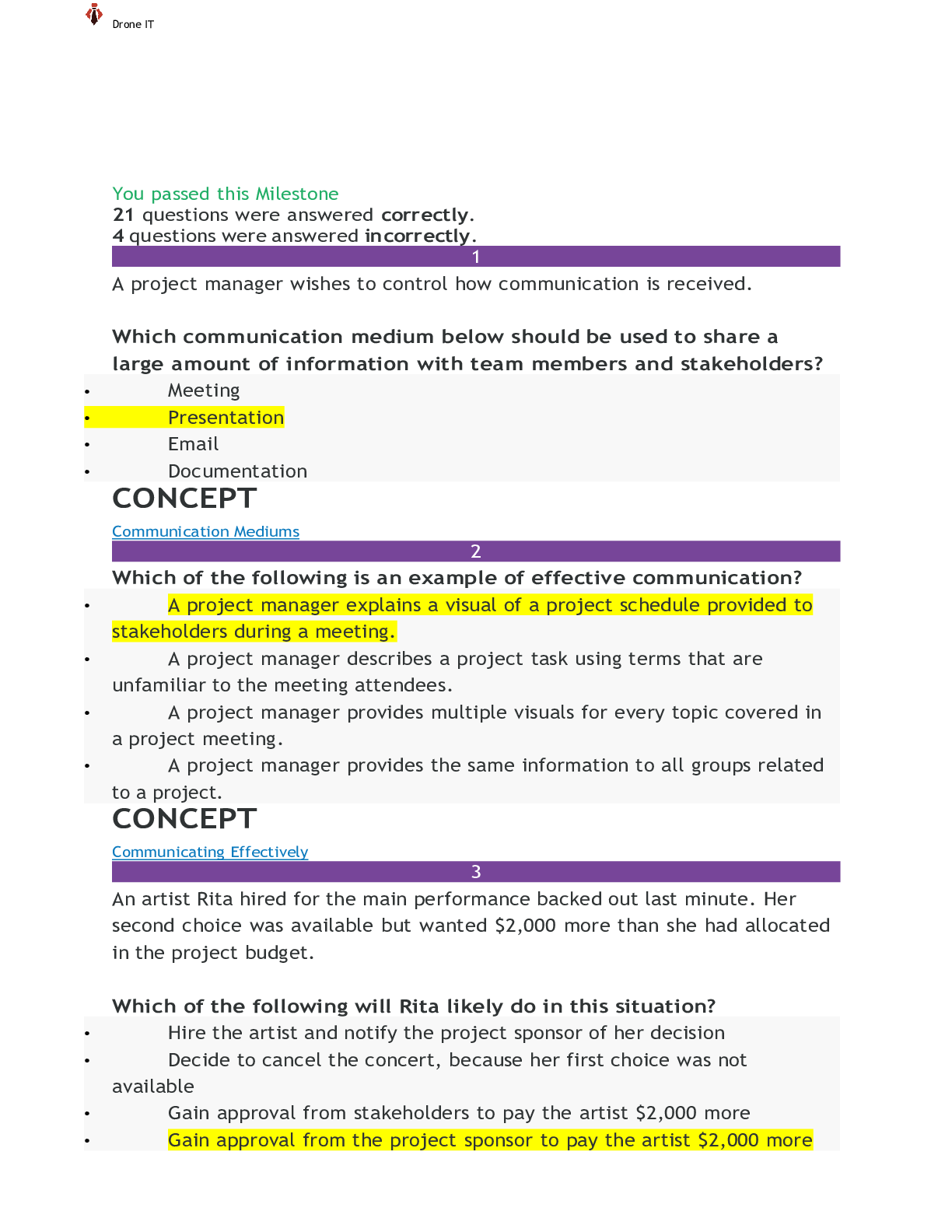 Preview image for BUS-375 MILESTONE 3 Project Management - Strayer University-Latest 2021
